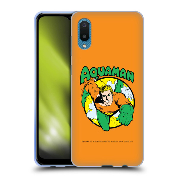 Aquaman DC Comics Fast Fashion Swim 2 Soft Gel Case for Samsung Galaxy A02/M02 (2021)