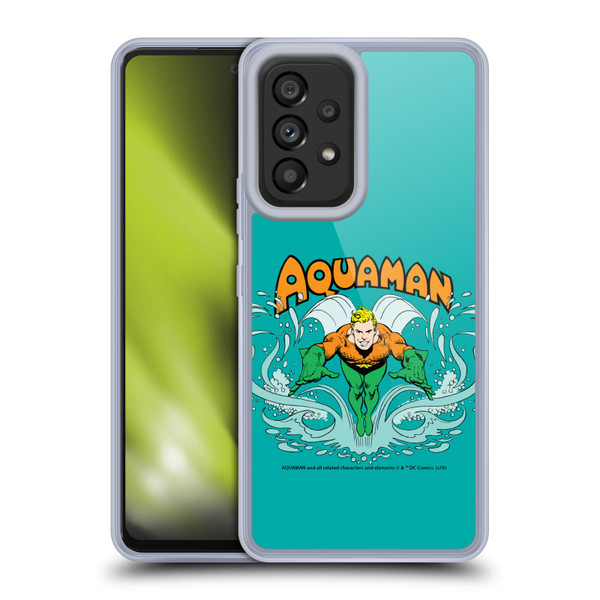 Aquaman DC Comics Fast Fashion Swim Soft Gel Case for Samsung Galaxy A53 5G (2022)