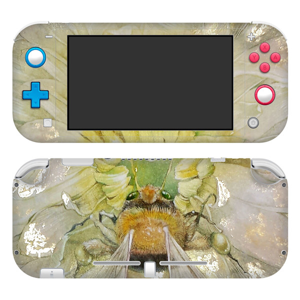 Stephanie Law Art Mix Bee Vinyl Sticker Skin Decal Cover for Nintendo Switch Lite
