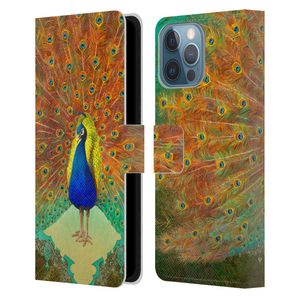 Duirwaigh Animals Peacock Leather Book Wallet Case Cover For Apple iPhone 13 Pro Max
