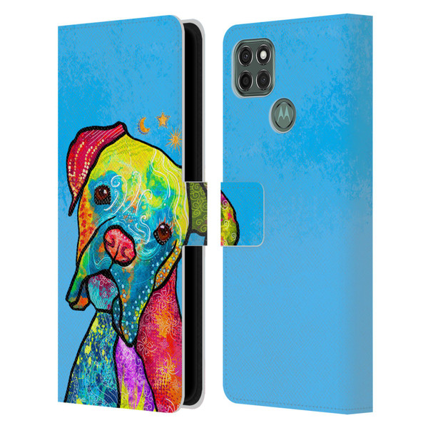 Duirwaigh Animals Boxer Dog Leather Book Wallet Case Cover For Motorola Moto G9 Power