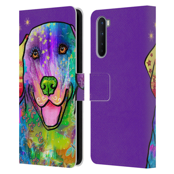 Duirwaigh Animals Golden Retriever Dog Leather Book Wallet Case Cover For OnePlus Nord 5G