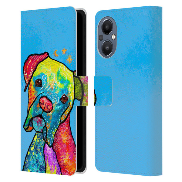 Duirwaigh Animals Boxer Dog Leather Book Wallet Case Cover For OnePlus Nord N20 5G