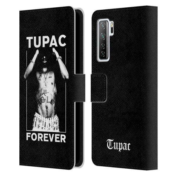 Tupac Shakur Key Art Forever Leather Book Wallet Case Cover For Huawei Nova 7 SE/P40 Lite 5G