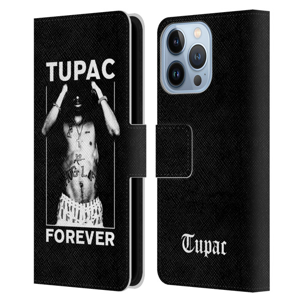 Tupac Shakur Key Art Forever Leather Book Wallet Case Cover For Apple iPhone 13 Pro