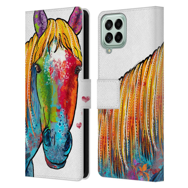 Duirwaigh Animals Horse Leather Book Wallet Case Cover For Samsung Galaxy M53 (2022)