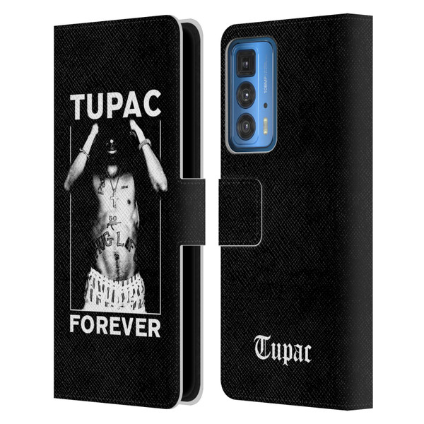 Tupac Shakur Key Art Forever Leather Book Wallet Case Cover For Motorola Edge 20 Pro