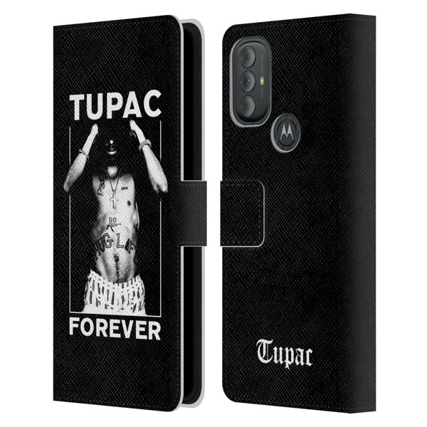 Tupac Shakur Key Art Forever Leather Book Wallet Case Cover For Motorola Moto G10 / Moto G20 / Moto G30