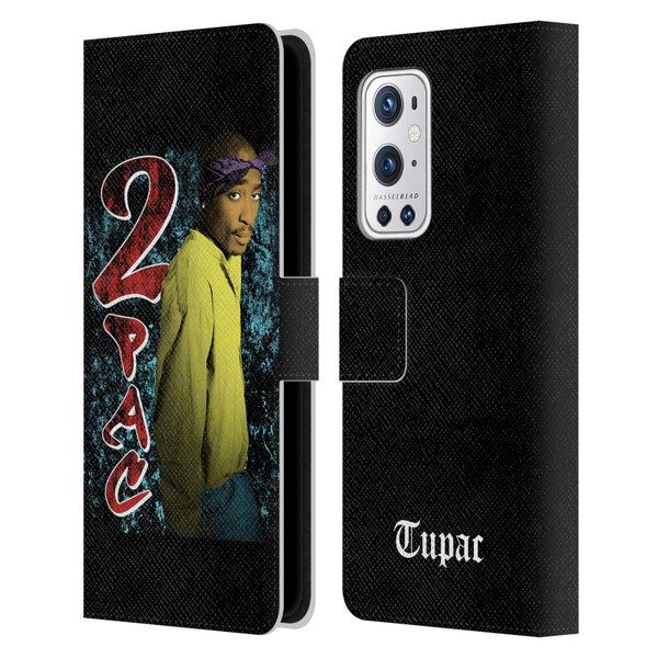 Tupac Shakur Key Art Vintage Leather Book Wallet Case Cover For OnePlus 9 Pro