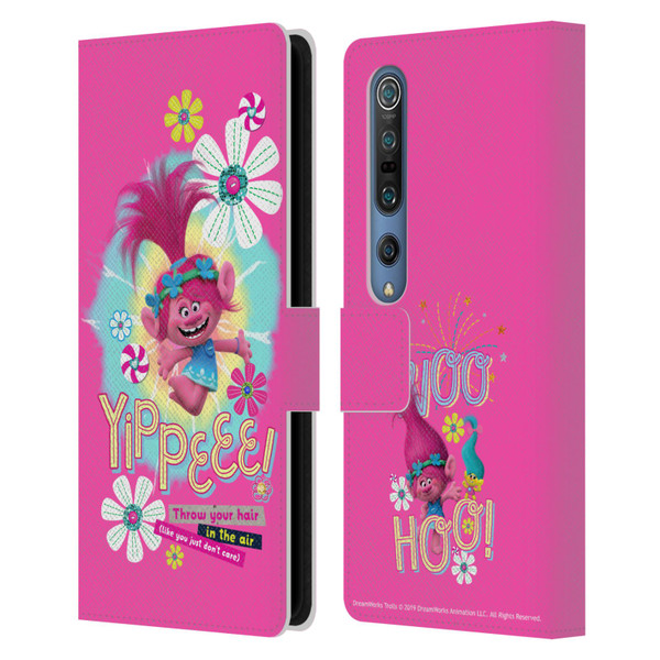 Trolls Graphics Princess Poppy Leather Book Wallet Case Cover For Xiaomi Mi 10 5G / Mi 10 Pro 5G