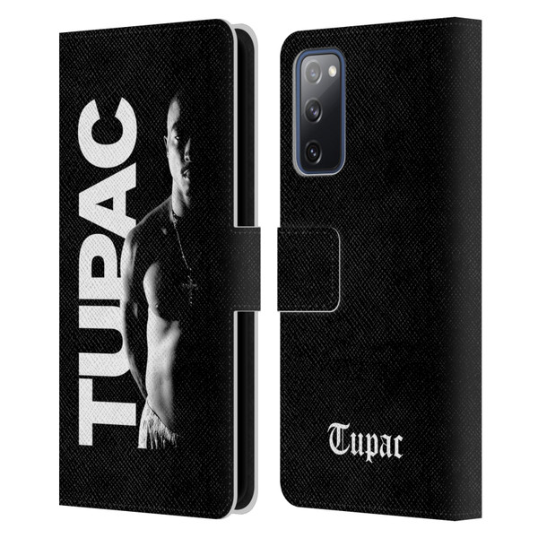 Tupac Shakur Key Art Black And White Leather Book Wallet Case Cover For Samsung Galaxy S20 FE / 5G