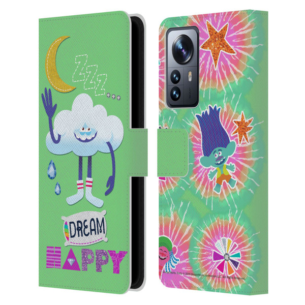 Trolls Graphics Dream Happy Cloud Leather Book Wallet Case Cover For Xiaomi 12 Pro