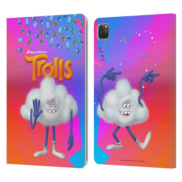 Trolls Snack Pack Cloud Guy Leather Book Wallet Case Cover For Apple iPad Pro 11 2020 / 2021 / 2022
