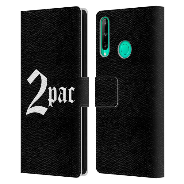 Tupac Shakur Logos Old English Leather Book Wallet Case Cover For Huawei P40 lite E