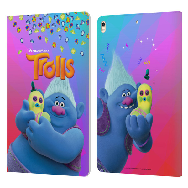 Trolls Snack Pack Biggie & Mr. Dinkles Leather Book Wallet Case Cover For Apple iPad Pro 10.5 (2017)