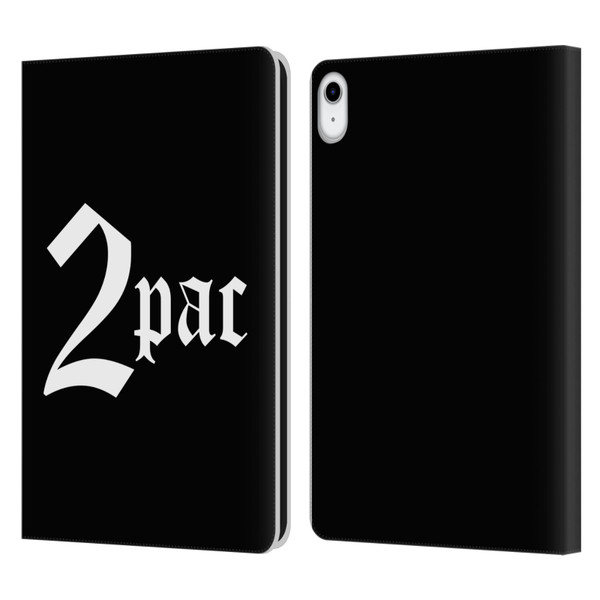 Tupac Shakur Logos Old English Leather Book Wallet Case Cover For Apple iPad 10.9 (2022)
