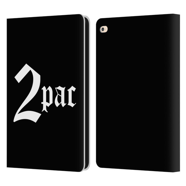 Tupac Shakur Logos Old English Leather Book Wallet Case Cover For Apple iPad Air 2 (2014)