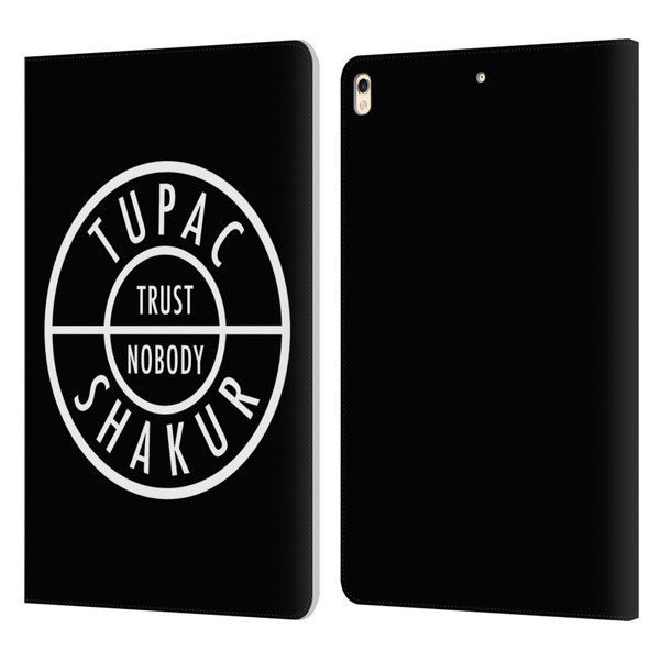 Tupac Shakur Logos Trust Nobody Leather Book Wallet Case Cover For Apple iPad Pro 10.5 (2017)