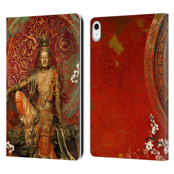 Duirwaigh God Quan Yin Leather Book Wallet Case Cover For Apple iPad 10.9 (2022)