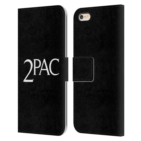 Tupac Shakur Logos Serif Leather Book Wallet Case Cover For Apple iPhone 6 Plus / iPhone 6s Plus