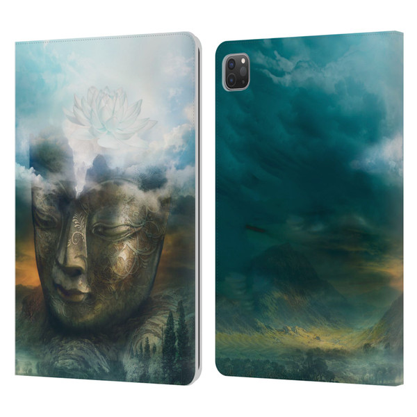 Duirwaigh God Buddha Leather Book Wallet Case Cover For Apple iPad Pro 11 2020 / 2021 / 2022