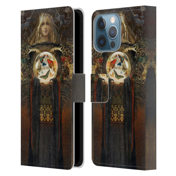 Duirwaigh God Butterfly Leather Book Wallet Case Cover For Apple iPhone 13 Pro Max