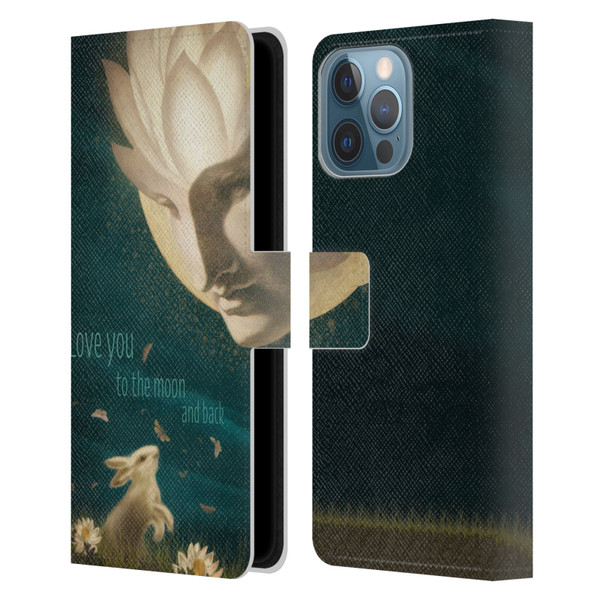 Duirwaigh God Moon Leather Book Wallet Case Cover For Apple iPhone 13 Pro Max