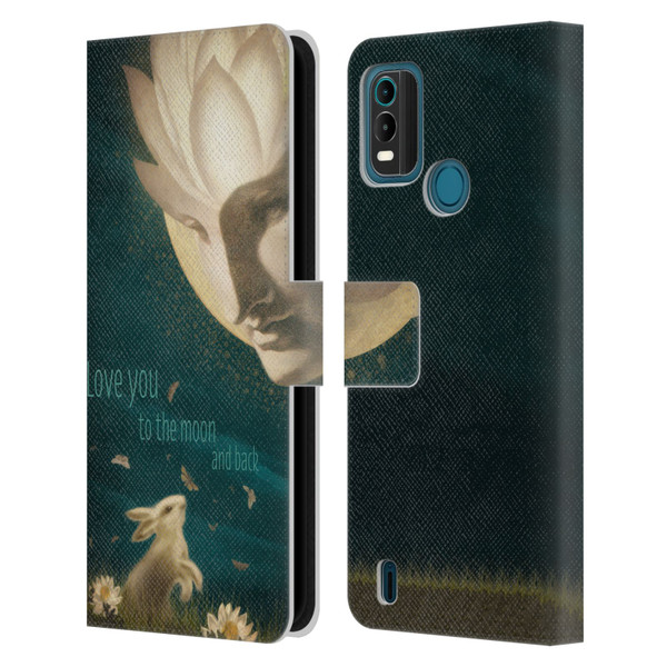 Duirwaigh God Moon Leather Book Wallet Case Cover For Nokia G11 Plus