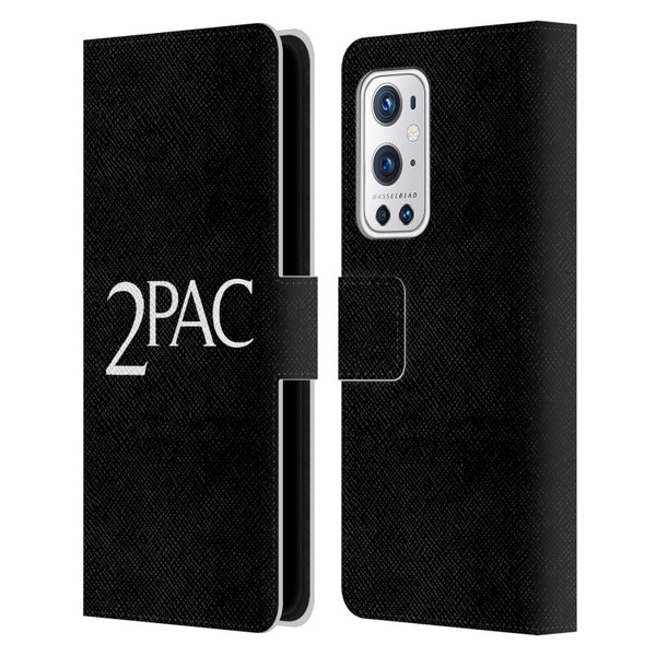 Tupac Shakur Logos Serif Leather Book Wallet Case Cover For OnePlus 9 Pro