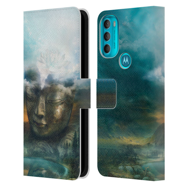 Duirwaigh God Buddha Leather Book Wallet Case Cover For Motorola Moto G71 5G