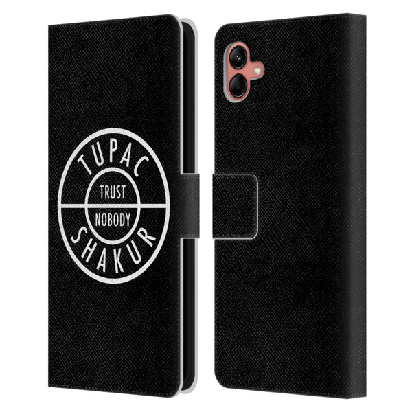 Tupac Shakur Logos Trust Nobody Leather Book Wallet Case Cover For Samsung Galaxy A04 (2022)