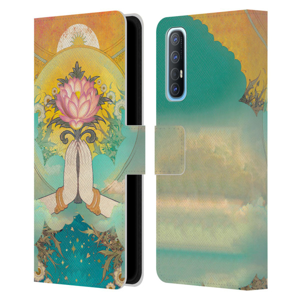 Duirwaigh God Divine Leather Book Wallet Case Cover For OPPO Find X2 Neo 5G