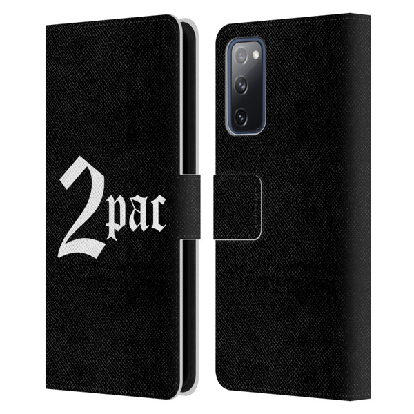 Tupac Shakur Logos Old English Leather Book Wallet Case Cover For Samsung Galaxy S20 FE / 5G