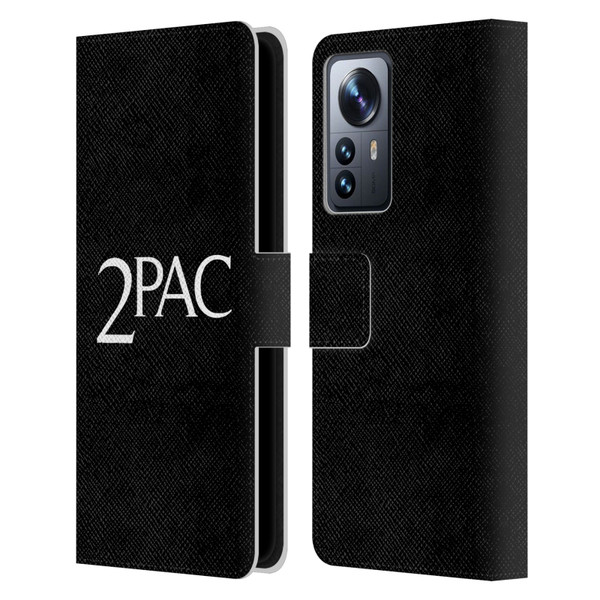 Tupac Shakur Logos Serif Leather Book Wallet Case Cover For Xiaomi 12 Pro