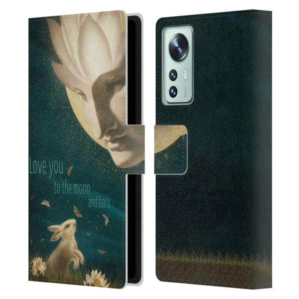Duirwaigh God Moon Leather Book Wallet Case Cover For Xiaomi 12