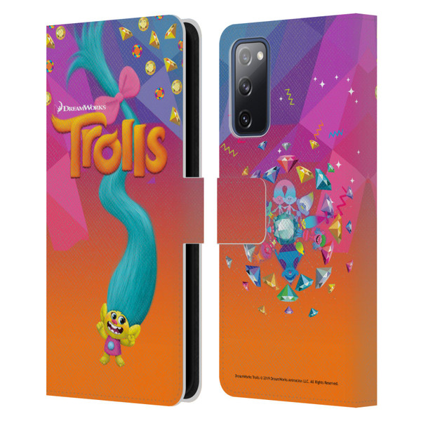 Trolls Snack Pack Smidge Leather Book Wallet Case Cover For Samsung Galaxy S20 FE / 5G