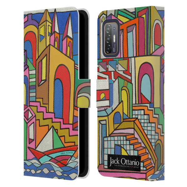 Jack Ottanio Art Calata Ammare Leather Book Wallet Case Cover For HTC Desire 21 Pro 5G