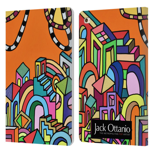 Jack Ottanio Art Borgo Fantasia 2050 Leather Book Wallet Case Cover For Apple iPad mini 4
