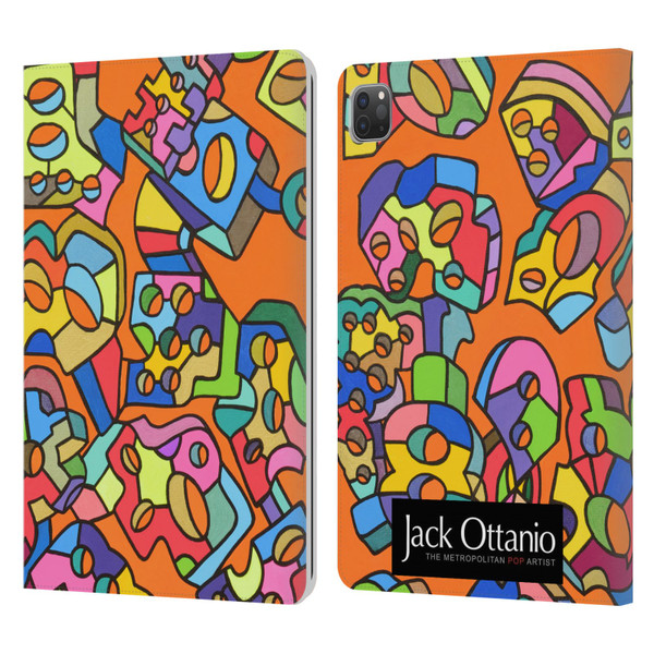 Jack Ottanio Art Meccanica Vagante Leather Book Wallet Case Cover For Apple iPad Pro 11 2020 / 2021 / 2022