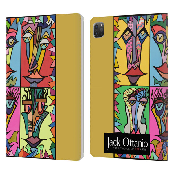 Jack Ottanio Art Six Krolls Leather Book Wallet Case Cover For Apple iPad Pro 11 2020 / 2021 / 2022