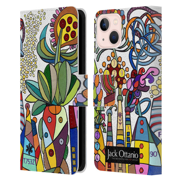 Jack Ottanio Art Plutone Garden Leather Book Wallet Case Cover For Apple iPhone 13