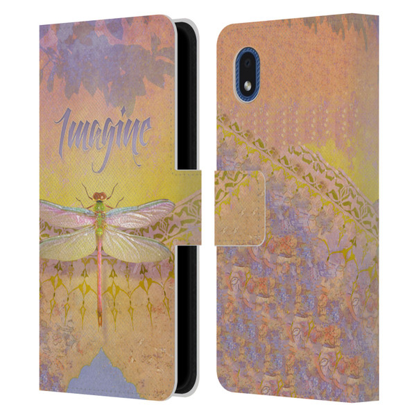 Duirwaigh Insects Dragonfly 2 Leather Book Wallet Case Cover For Samsung Galaxy A01 Core (2020)