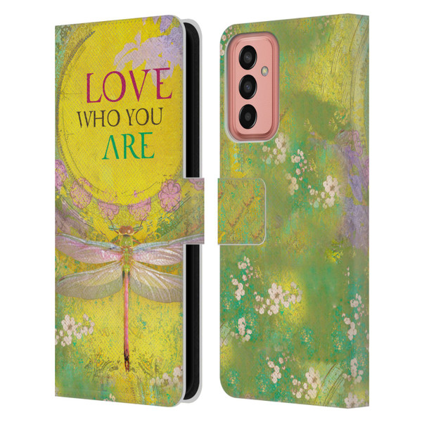 Duirwaigh Insects Dragonfly 3 Leather Book Wallet Case Cover For Samsung Galaxy M13 (2022)