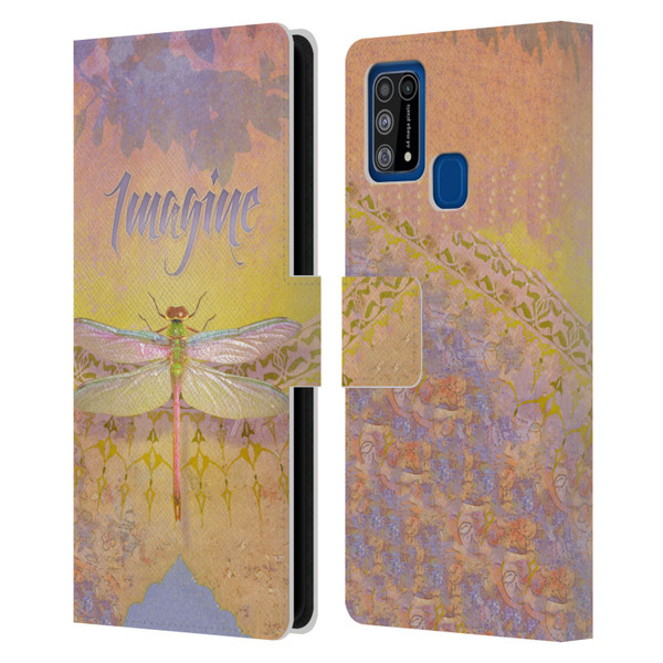 Duirwaigh Insects Dragonfly 2 Leather Book Wallet Case Cover For Samsung Galaxy M31 (2020)
