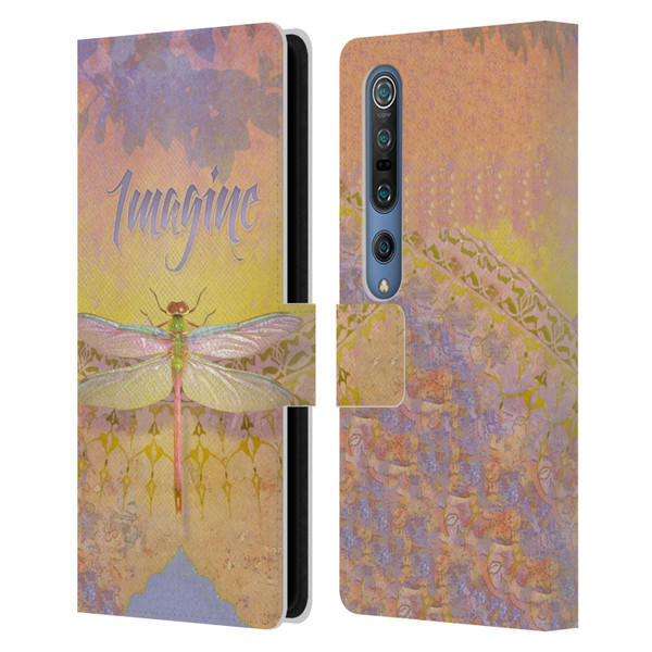 Duirwaigh Insects Dragonfly 2 Leather Book Wallet Case Cover For Xiaomi Mi 10 5G / Mi 10 Pro 5G