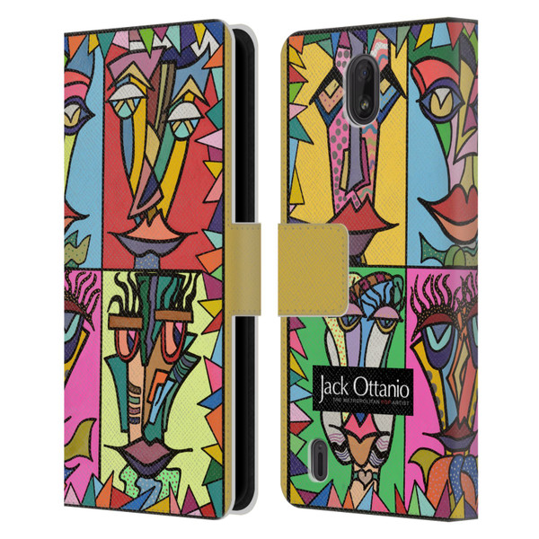 Jack Ottanio Art Six Krolls Leather Book Wallet Case Cover For Nokia C01 Plus/C1 2nd Edition