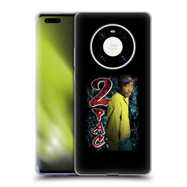 Tupac Shakur Key Art Vintage Soft Gel Case for Huawei Mate 40 Pro 5G