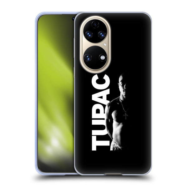 Tupac Shakur Key Art Black And White Soft Gel Case for Huawei P50