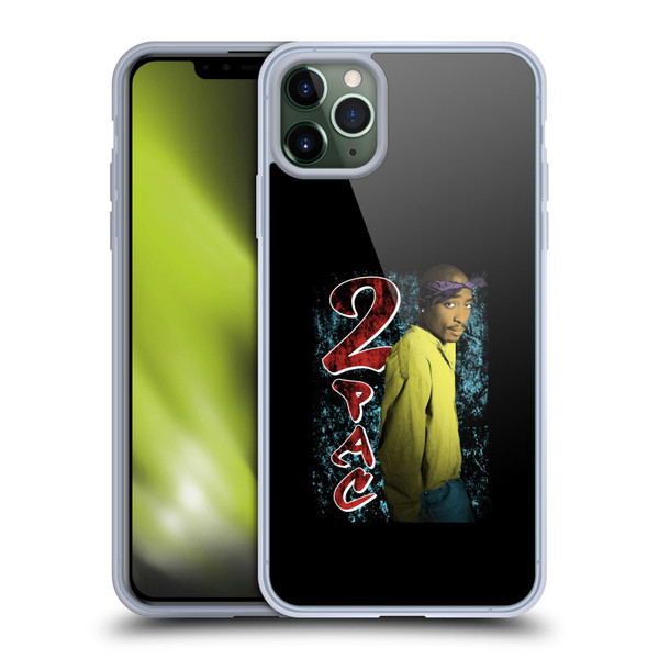 Tupac Shakur Key Art Vintage Soft Gel Case for Apple iPhone 11 Pro Max