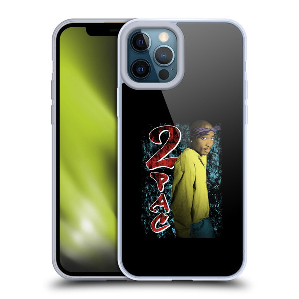 Tupac Shakur Key Art Vintage Soft Gel Case for Apple iPhone 12 Pro Max